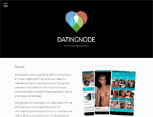 Tablet Screenshot of datingnode.com